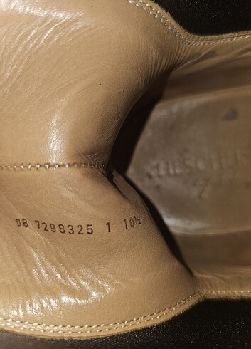45 Numara Orjinal HESCHUNG Fransız El Yapımı Gerçek Deri Erkek B - Görsel 2