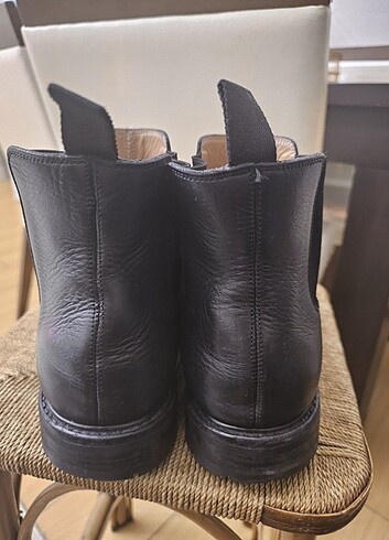 45 Numara Orjinal HESCHUNG Fransız El Yapımı Gerçek Deri Erkek B - Görsel 3