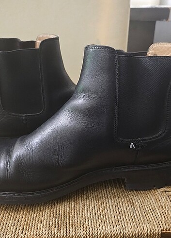 45 Numara Orjinal HESCHUNG Fransız El Yapımı Gerçek Deri Erkek B - Görsel 5