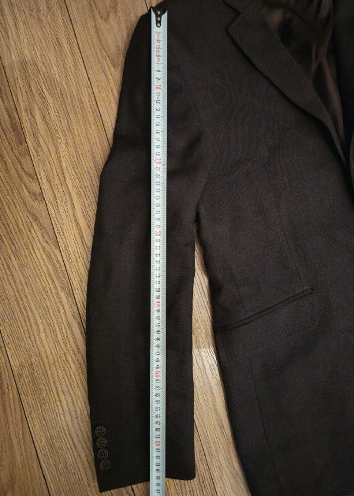 Yünlü Koton Spor Ceket 54 Beden  - Görsel 2