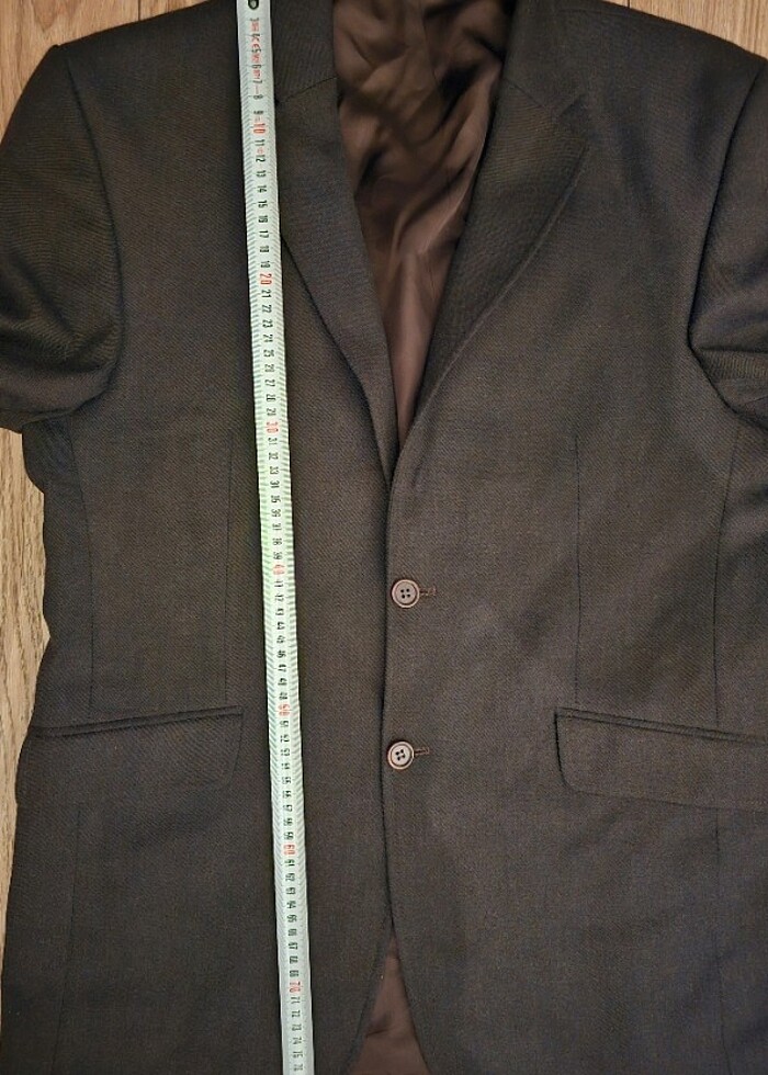 Yünlü Koton Spor Ceket 54 Beden  - Görsel 3