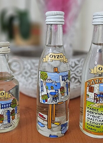 Oyzo Ouzo Koleksiyonluk 3 Adet Şişe