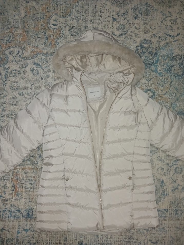 LC Waikiki Bej Kapüşonlu Şişme Mont
kadın
krem rengi - Görsel 5