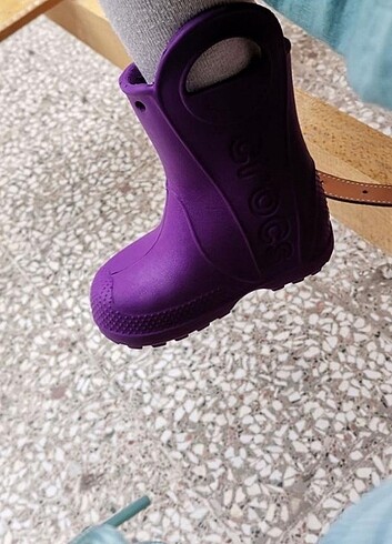 22 Beden Crocs c6 yağmur botu 
