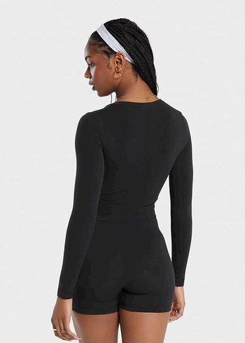 GymShark Uzun Kollu Sporcu Üst - Görsel 2