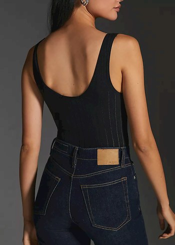 m Beden siyah Renk Anthropologie Bodysuit