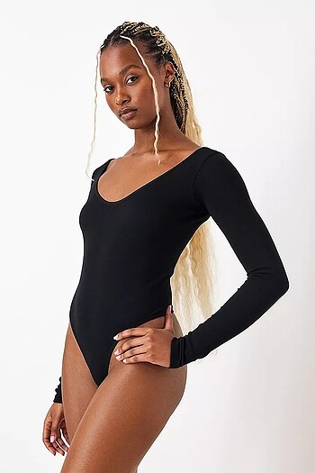 Urban Outfitters Uzun Kollu Bodysuit