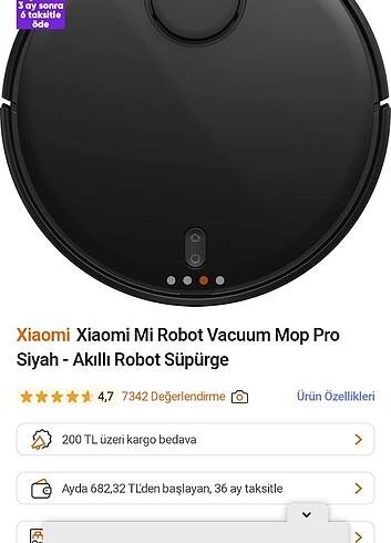 Beden Renk Robot sügürge XİAOMİ Mi Robot