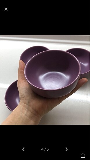  Beden mor Renk 6 lı çorba kasesi keramika markası