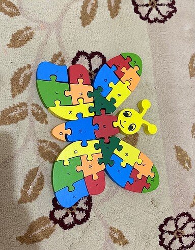  Beden Ahsap kelebek puzzle