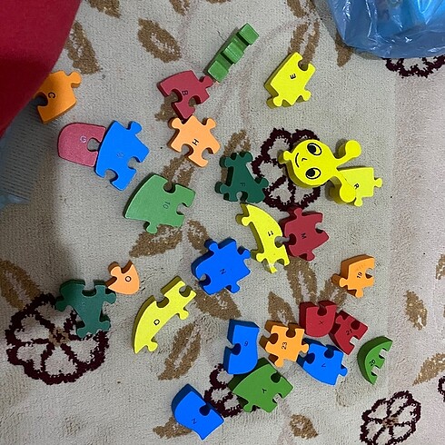  Beden Renk Ahsap kelebek puzzle