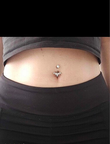 Göbek piercing - Görsel 6