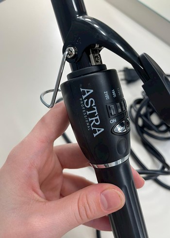 Diğer Astra Profesyonel Siyah Saç Şekillendirici Maşa 19mm