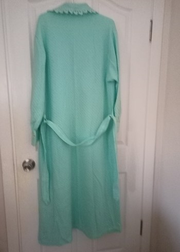 turkuaz renk sabahlık beden 4XL 48 - Görsel 6