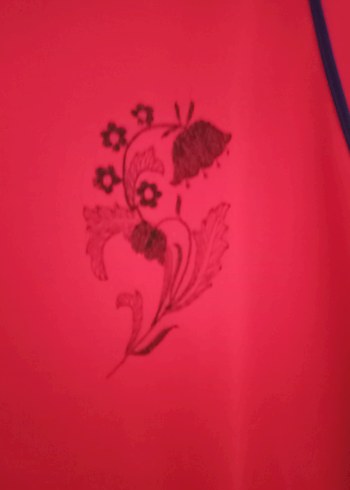 kırmızı sabahlık beden XXL 44 - Görsel 4