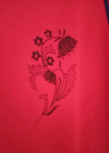 kırmızı sabahlık beden XXL 44 - Görsel 3