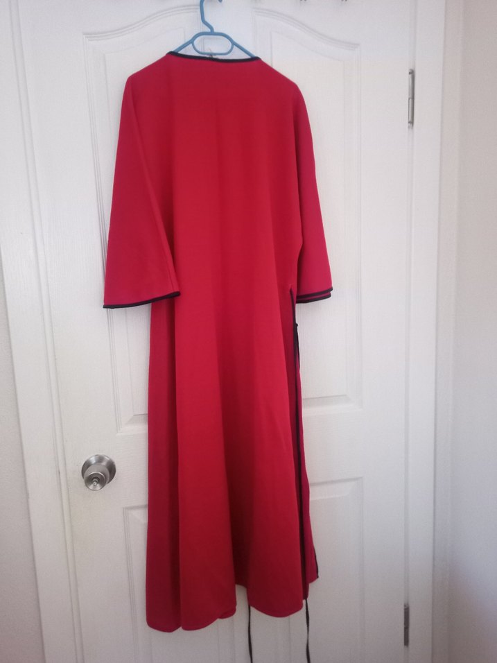 kırmızı sabahlık beden XXL 44 - Görsel 5