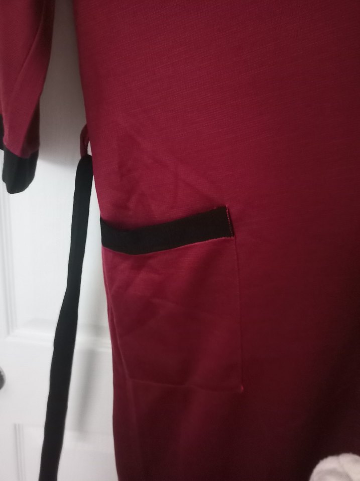 bordo sabahlık beden 4XL 48 - Görsel 5