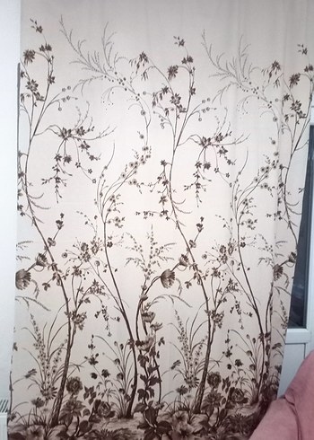 Vintage gece desenli perde boy 240 en  136 cm Bir tane - Görsel 2