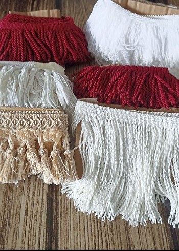 renkli kenar süsü saçaklar - Görsel 5