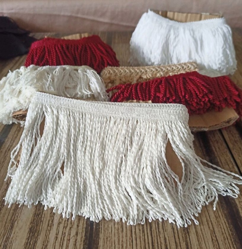 renkli kenar süsü saçaklar - Görsel 4