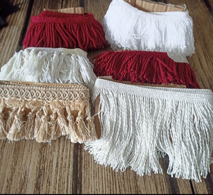 renkli kenar süsü saçaklar - Görsel 5