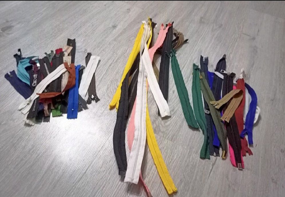 renkli küçüklü büyüklü fermuarlar - Görsel 2