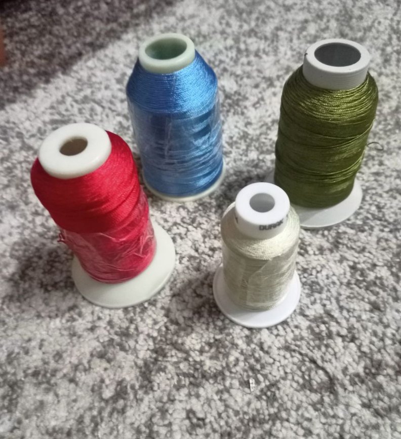 renkli naylon masirlar 4 bobin - Görsel 2