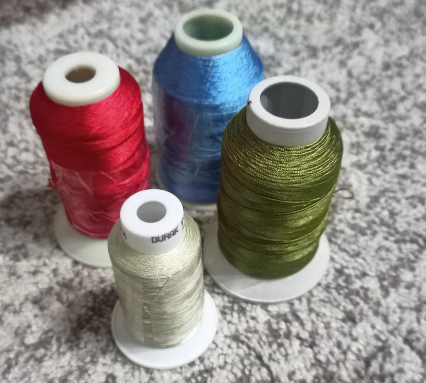 renkli naylon masirlar 4 bobin - Görsel 5