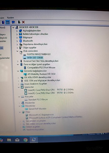 Toshiba Dizüstü Bilgisayar laptop - Görsel 10