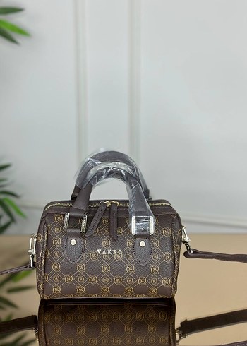 Vakko Siyah Deri Kadın Omuz Çantası - Görsel 5