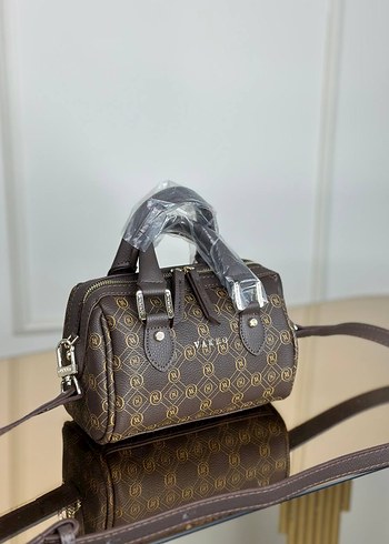 Vakko Siyah Deri Kadın Omuz Çantası - Görsel 6