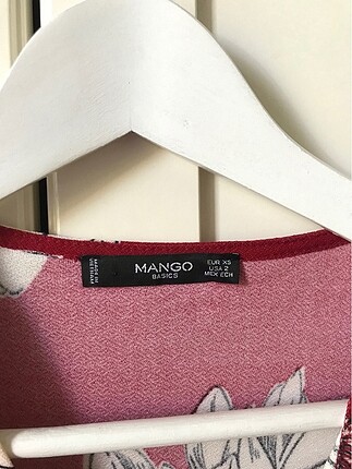 xs Beden Mango mektup elbise