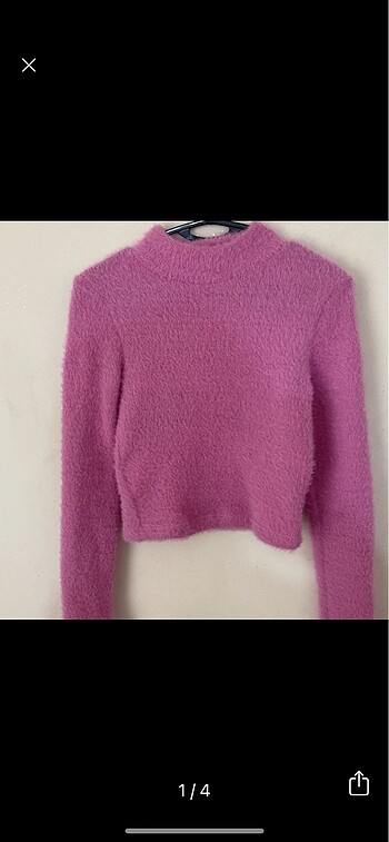 Pembe crop bluz