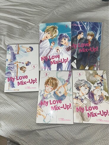Love mix up volume 1-2-3-4-5 ingilizce manga