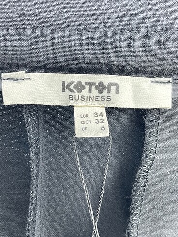 34 Beden siyah Renk Koton Kumaş Pantolon %70 İndirimli.