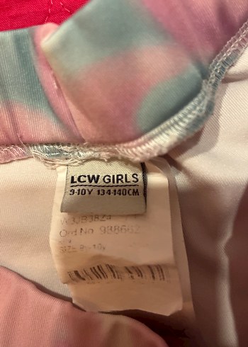 LC Waikiki Drapeli Pastel Batik Desenli Kadın Tayt