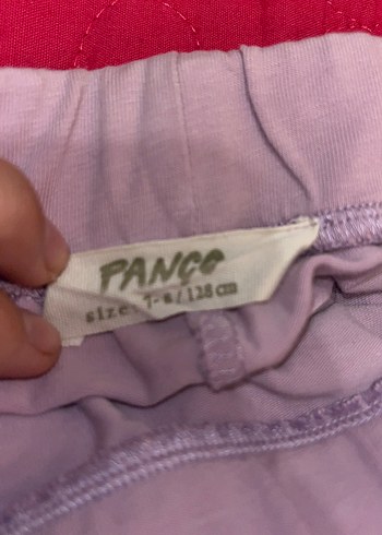 Panço Kız Çocuk Pembe Drapeli Etek