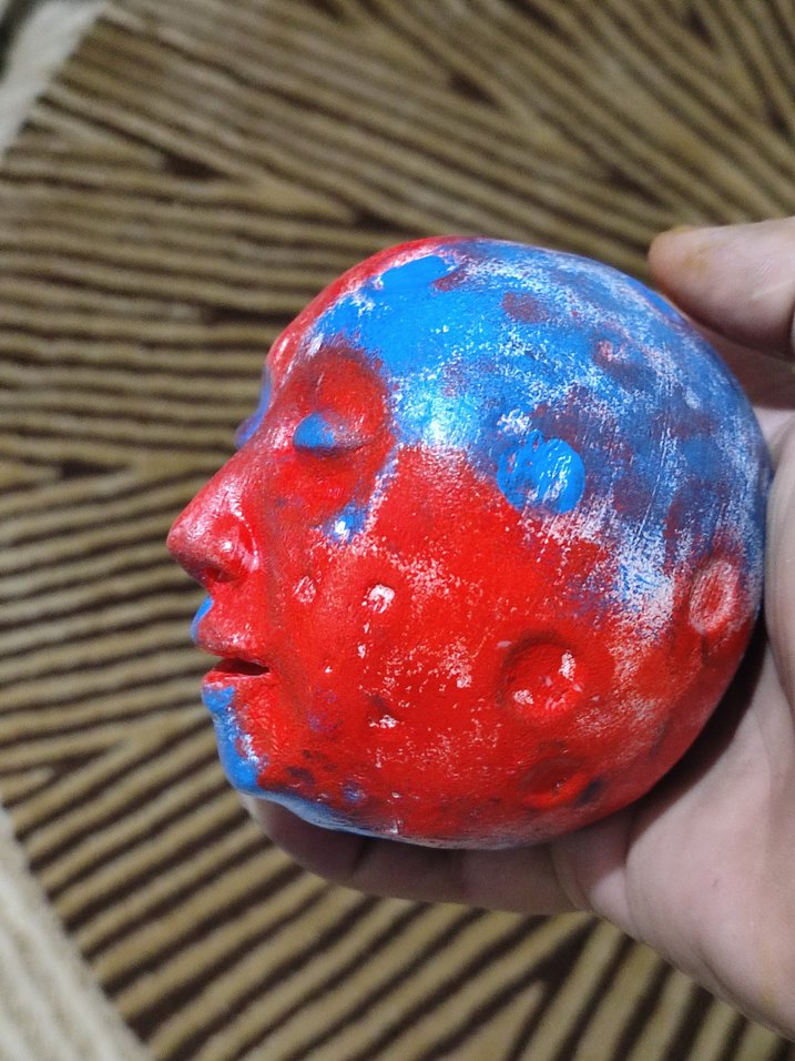 Kırmızı ve Mavi Yüz Şekilli tütsülük - Görsel 3