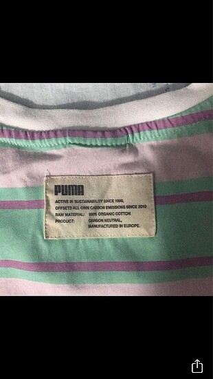 Puma çizgili sweatshirt