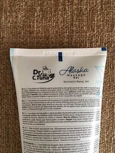  Beden Farmasi Alaska Massage Gel