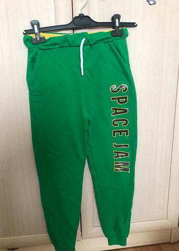 Erkek Çocuk Yeşil Street Wear Eşofman Altı 9-10 yaş