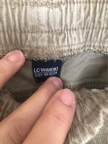 LC Waikiki 11-12 yaş erkek çocuk kadife pantolon