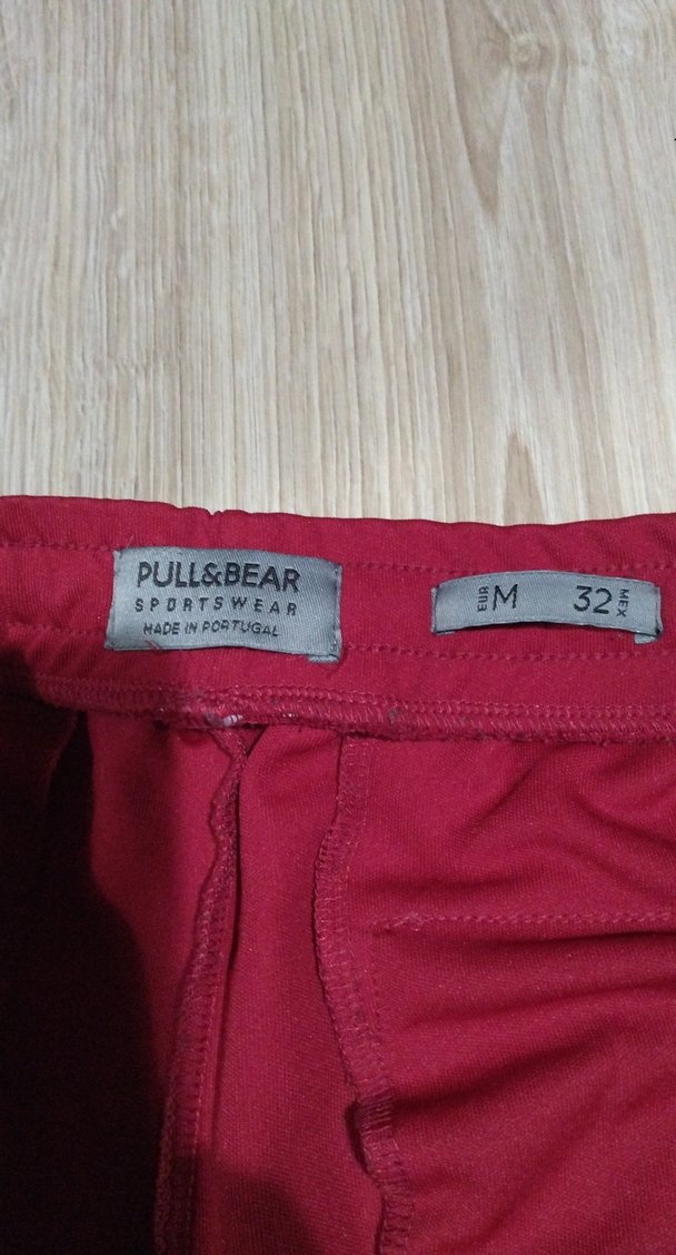 Kırmızı Kadın Spor Kumaş Pantolon - Görsel 4