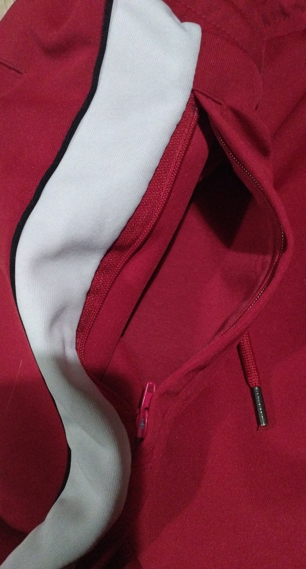 Kırmızı Kadın Spor Kumaş Pantolon - Görsel 3