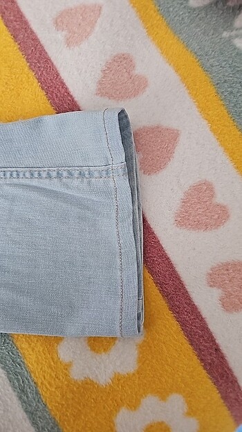 7 Yaş Beden mavi Renk Kiz cocuk jean pantolon 