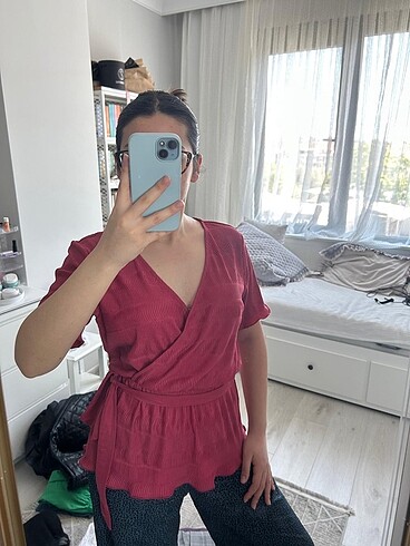 Diğer Kemerli bluz