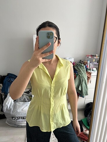 Mango sıfırkol gömlek
