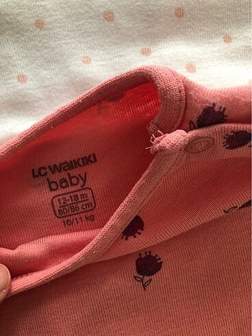 18-24 Ay Beden çeşitli Renk H&M marka bebek mont + 3 lü zıbın