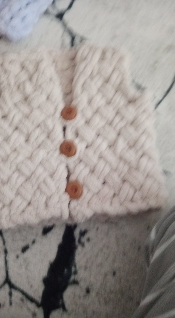 Kız Çocuk Örgü Bohem Yelek - Görsel 5